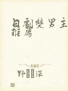 日剧双男主的剧推荐