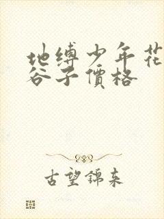 地缚少年花子君谷子价格
