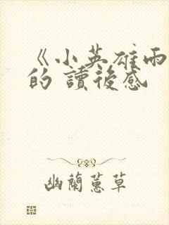 《小英雄雨来》的 读后感