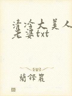 清冷大美人是我老婆txt封面