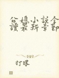 公媳小说全文阅读最新章节内容