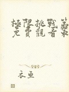 极限挑战第4季免费观看策驰