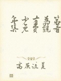 年少有为第10集免费观看电视剧最新章节