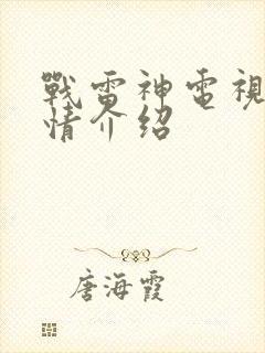 战雷神电视剧剧情介绍