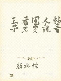 王者同人动画片子免费观看全集高清