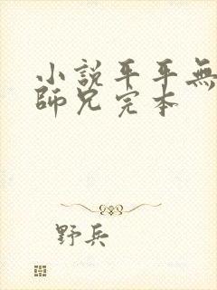 小说平平无奇大师兄完本