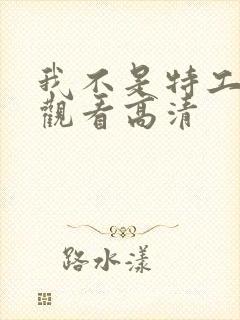 我不是特工免费观看高清