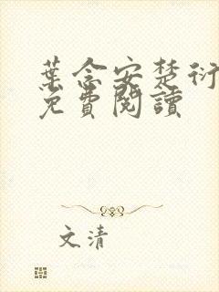 叶念安楚衍小说免费阅读