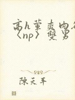 高h荤爽肉欲文〈np〉双男