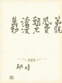 万渣朝凰第一季动漫免费观看封面