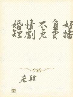 婚情不负好春光短剧免费播放