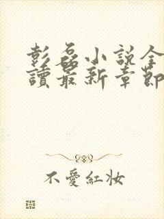 彭磊小说全文阅读最新章节更新时间