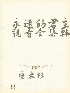 永远的君主免费观看全集韩剧网