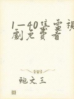 1—40集电视剧免费看封面