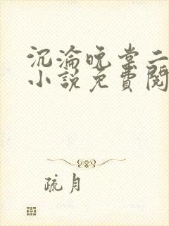 沉沦晚棠二川川小说免费阅读