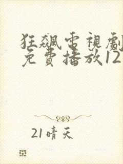 狂飙电视剧全集免费播放12集封面