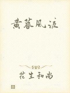 黄蓉风流封面