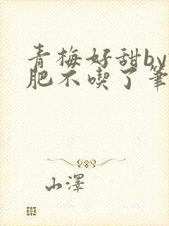 青梅好甜by减肥不吃了笔趣阁封面