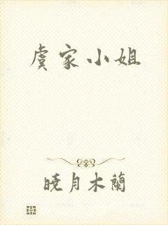 虞家小姐封面