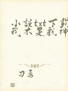 小说txt下载我不是戏神