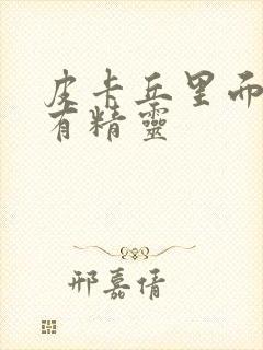 皮卡丘里面的所有精灵