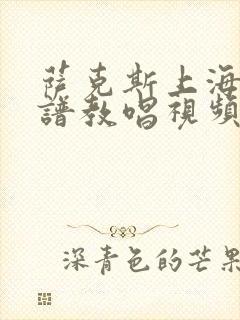 萨克斯上海滩简谱教唱视频