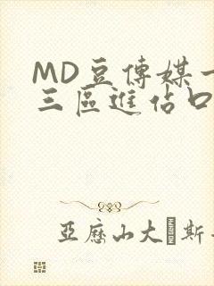 MD豆传媒一二三区进站口