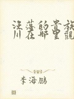 没落的贵族琉璃川在哪里观看