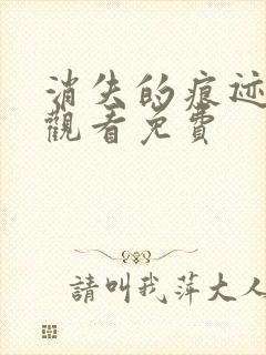 消失的痕迹在线观看免费