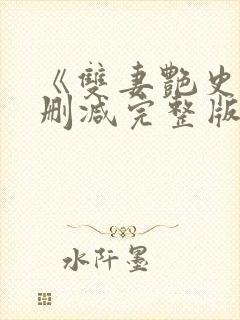 《双妻艳史》无删减完整版播放在线