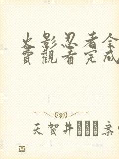 火影忍者全集免费观看完成版