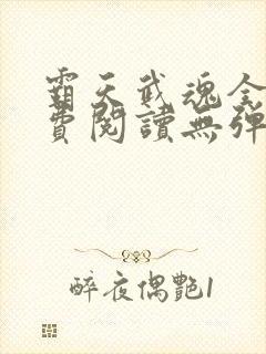 霸天武魂全文免费阅读无弹窗封面