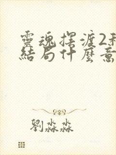 灵魂摆渡2秘密结局什么意思封面