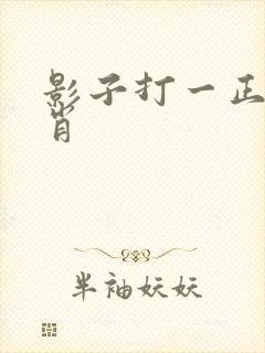 影子打一正确生肖