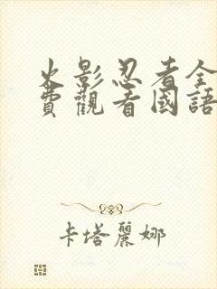 火影忍者全集免费观看国语版