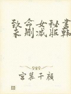 致命女秘书韩剧未删减版韩国