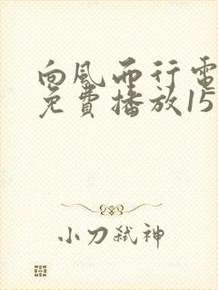 向风而行电视剧免费播放15集