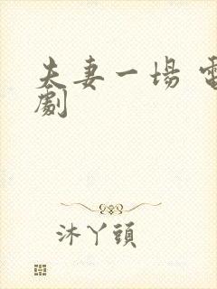 夫妻一场 电视剧