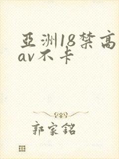 亚洲18禁高清av不卡