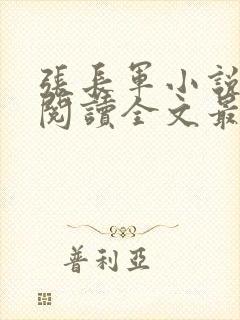 张长军小说免费阅读全文最新章节