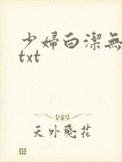 少妇白洁无删减txt