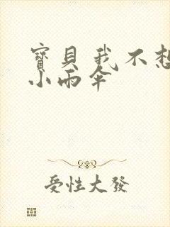 宝贝 我不想带小雨伞封面