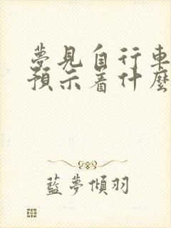 梦见自行车丢了预示着什么封面