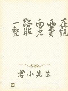 一路向西在线完整版免费观看国语封面