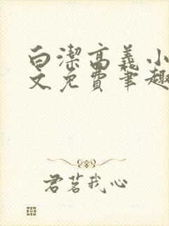 白洁高义小说全文免费笔趣阁在线阅读封面