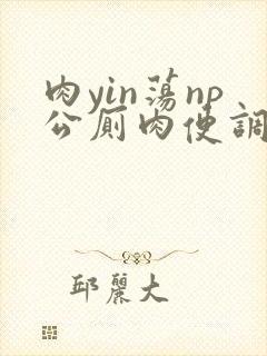 肉yin荡np公厕肉便调教封面