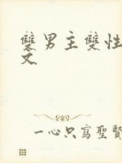 双男主双性np文