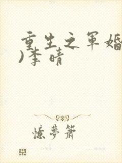 重生之军婚(h)李晴