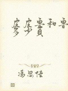 皮皮鲁和鲁西西多少页