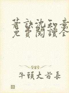 萧诀沈知意小说免费阅读全文最新章节阅读